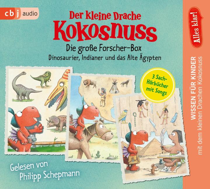 Actual product image All clear! The little dragon coconut - The great explorer box (Ingo Siegner, Philipp Schepmann, German)