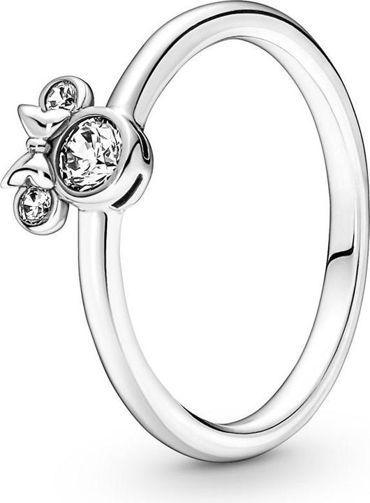 Produktbild Pandora Disney Minnie Maus Funkelnder Kopf Ring (50, 925 Silber)
