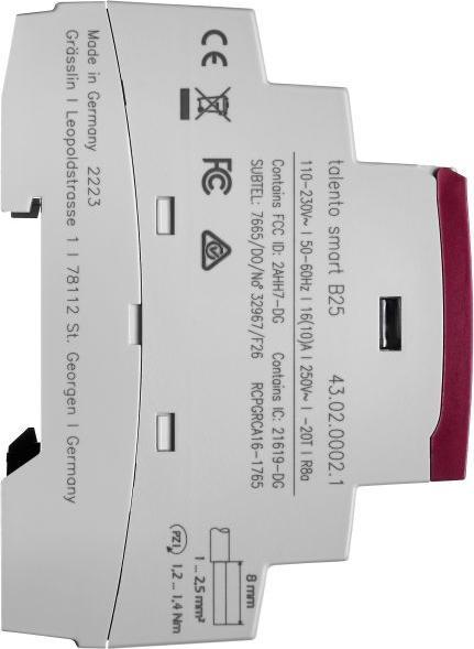 Actual product image Grässlin talento smart B25