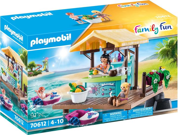 Actual product image Playmobil Paddle boat rental with juice bar (70612, Playmobil Family Fun)
