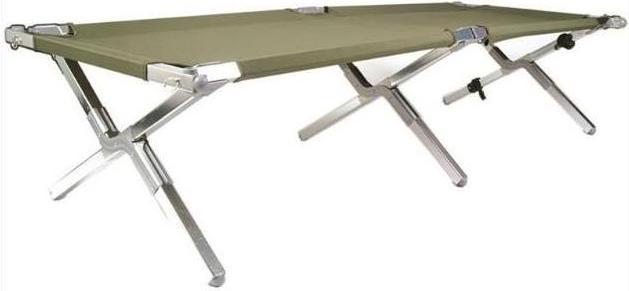 Mil-tec Lit de camp US châssis en aluminium