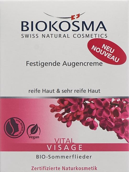 Produktbild Biokosma VITAL VISAGE - Festigende Augencreme (Crème, 15 ml, Tag)