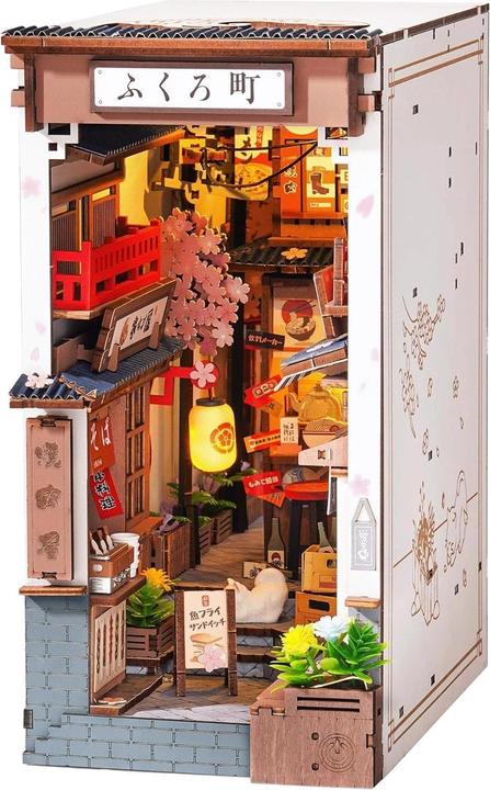 Image du produit Robotime Bausatz Sakura's Weinstrasse, Modell Art: Book Nook