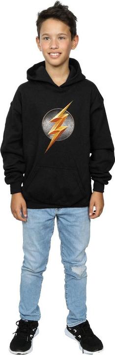 Immagine prodotto Justice League Movie Flash Emblem Felpa con Cappuccio Ragazzi (140, 146)