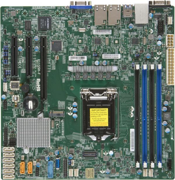 Produktbild Supermicro X11SSH-F (LGA 1151, Intel C236, mATX)