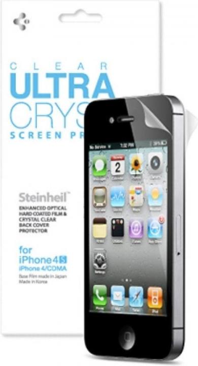 Produktbild Spigen Steinheil iPhone 4 / 4S SGP Clear Ultra Crystal Schutzfolie (1 Stück, Apple iPhone 4)