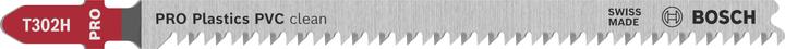 Nutritional values and ingredients Bosch Professional Zubehör PRO Plastics PVC clean T302H Jigsaw blade, 132 mm, 3 pcs.