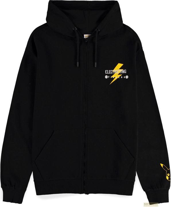 Image du produit Difuzed Pokémon - Sweat à capuche zippé pour homme Pikachu - XS (XS)