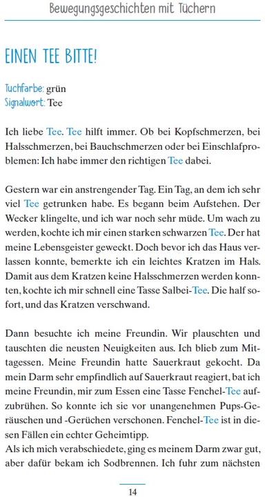 Produktbild Geschichten zum Bewegen (Deutsch, Natali Mallek, Annika Schneider, 2018)