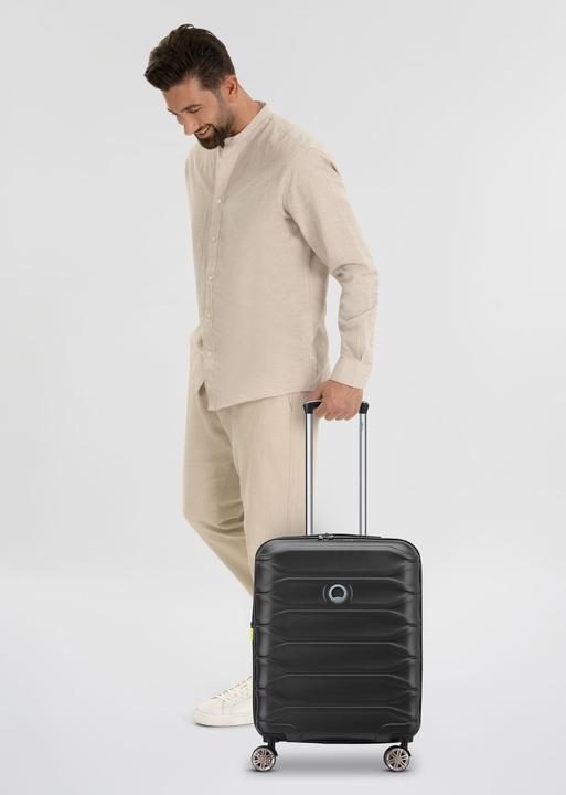 Immagine prodotto Delsey Carrello cabina Meteor a 4 ruote da 55 cm con ripiegamento elastico (46 l, Bagaglio a mano (fino a 50 litri))