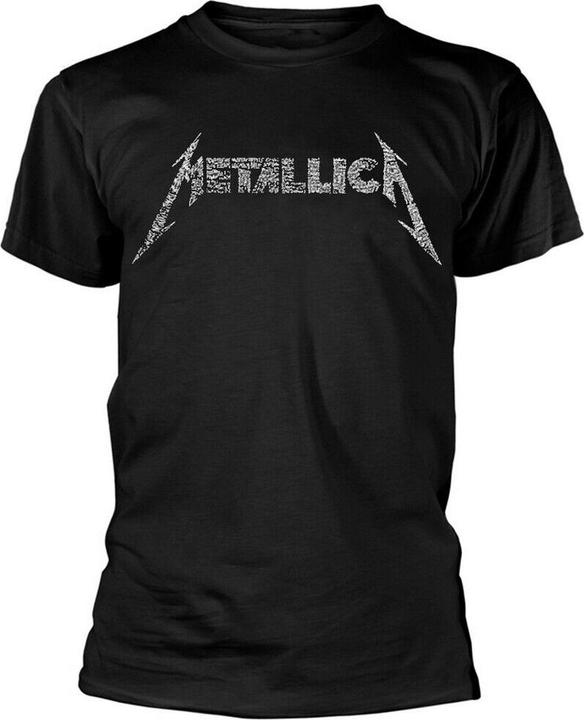 Actual product image Metallica Adult 40th Anniversary Songs Logo TShirt (XXL)