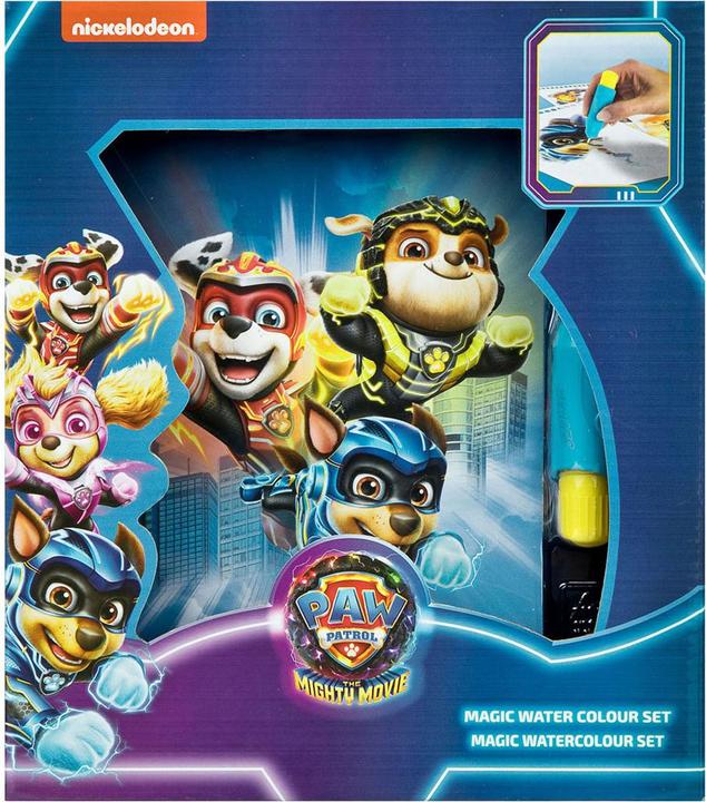 Produktbild Undercover Magic Watercolour Set - Paw Patrol Watercolour Set - Great Gift Item for Children - Easy