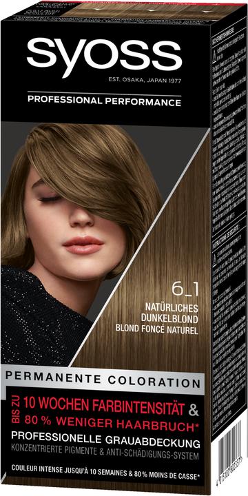 Actual product image Syoss Permanent colouration (6_1 Natural Dark Blonde)