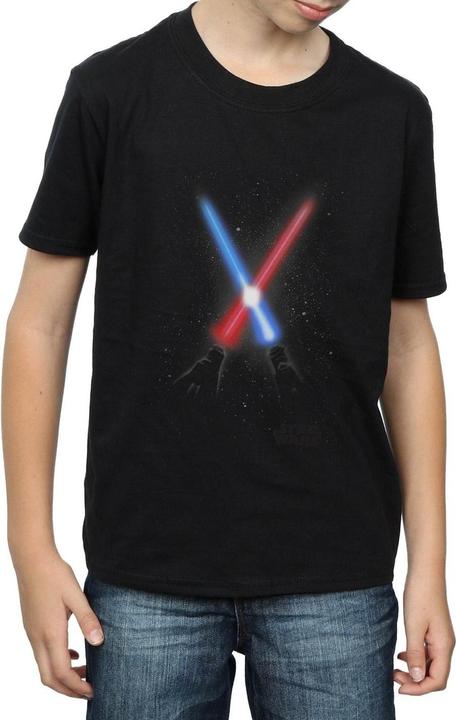 Immagine prodotto Star Wars Crossed Lightsabres Maglietta Ragazzi (128)