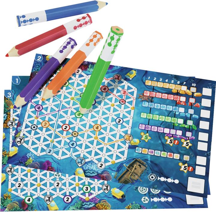 Actual product image Amigo Pick a Pen: Riffe Roll + Write 2-4players 8+ (German)