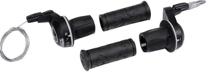 Productafbeelding Sram Paire de Commandes de Vitesses 3.0 MICRO 3x8V Grip Shift Poi