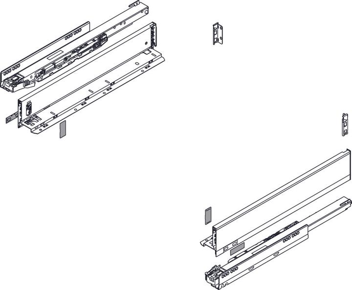 Immagine prodotto Blum Set completo di cassetti Legrabox pure M, 40 kg