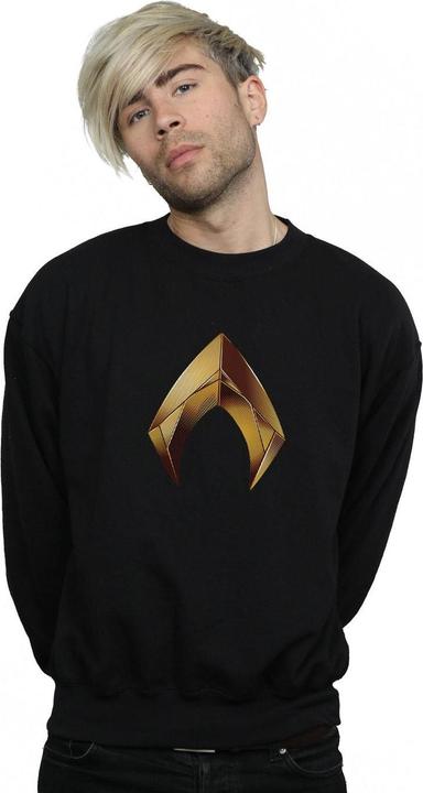 Actual product image Mens Aquaman Emblem Sweatshirt (S)