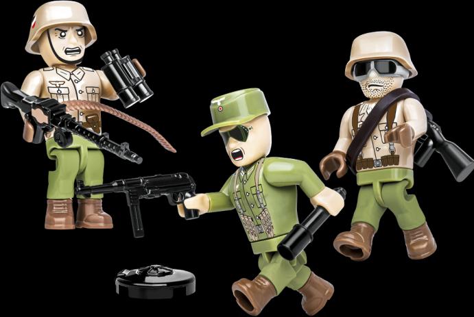 Image du produit Cobi H.C. WWII Afrika Korps Soldats avec accessoires