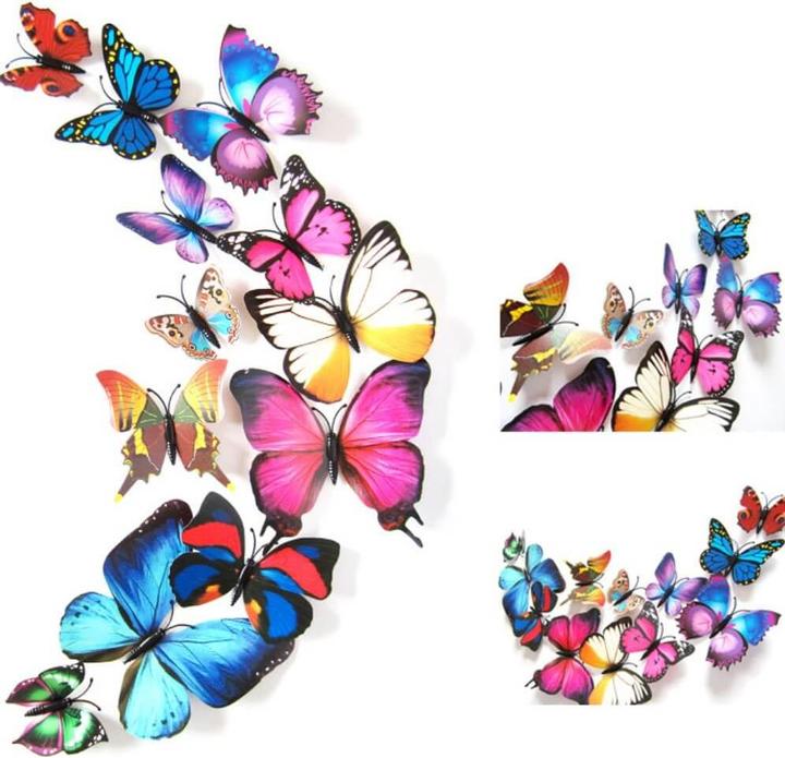 Actual product image Cover-Discount 3D butterflies