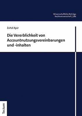 Actual product image Ayar:Die Vererblichkeit von Accountnutz (Zuhal Ayar, 2022)
