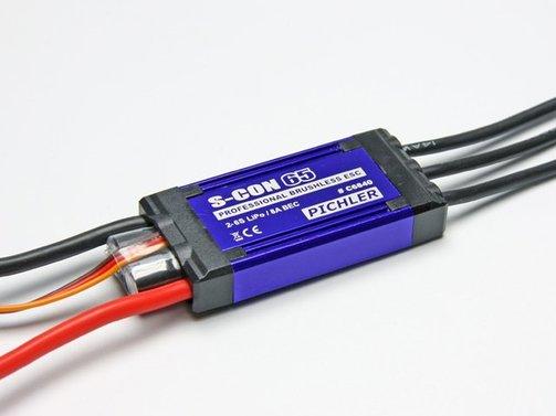 Produktbild Pichler Drehzahlregler S-CON 65 - 2-6 Lipo 8A BEC