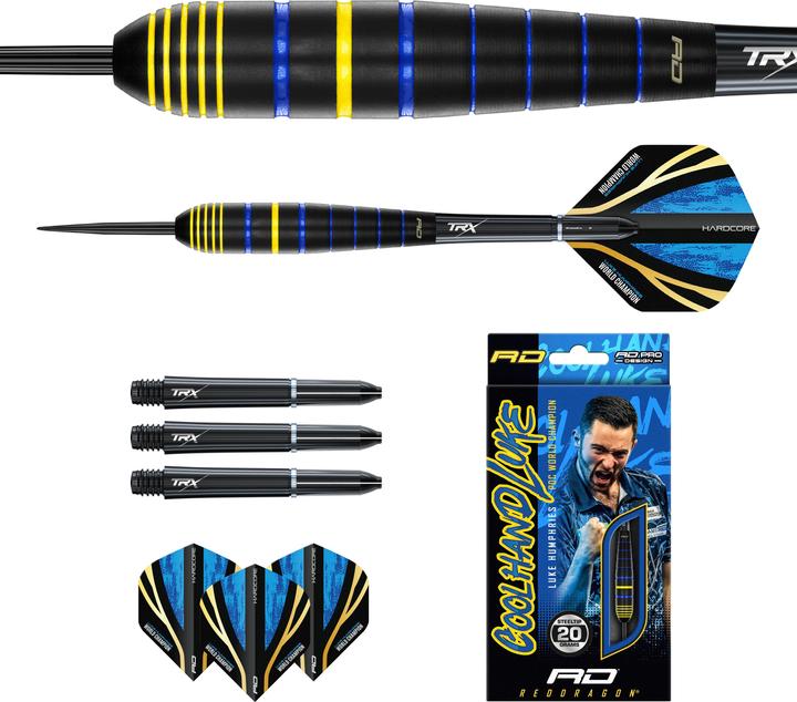 Red Dragon Steeldart Luke Humphries WC Brass, 22g (22 g)
