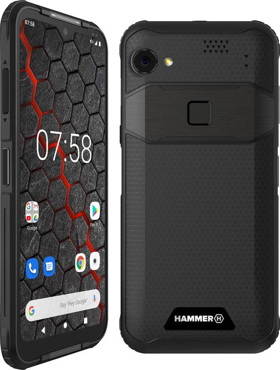 Produktbild Myphone HAMMER Blade 3 (6.2 Zoll) Dual-SIM Android 10.0 USB Typ-C (64 GB, Schwarz, 6.20", SIM + eSIM, 48 Mpx, 4G)