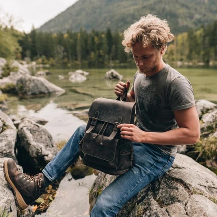 Immagine prodotto Only-Bags.Store Zaino fatto a mano in pelle martellata