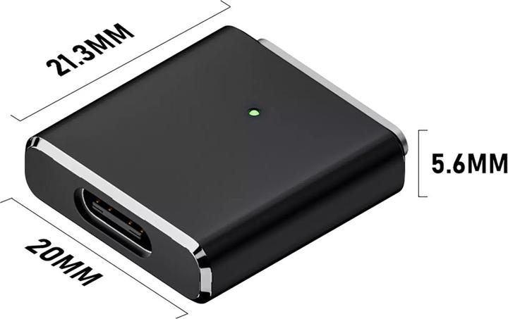 Actual product image PowerGuard USB-C to MagSafe 3 adapter for MacBook Pro, Air (MagSafe, USB Type C)