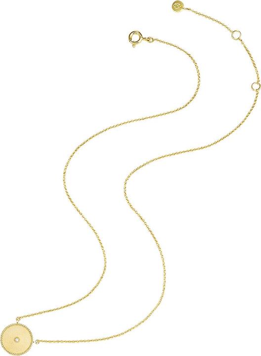 Produktbild Glanzstücke München Damen Sterling Silber Opal (synth.) gelbgold 40,0 cm Basiskette + 5,0 cm Verlängerung - 28383 (Sterling Silber, 40 - 45 cm)