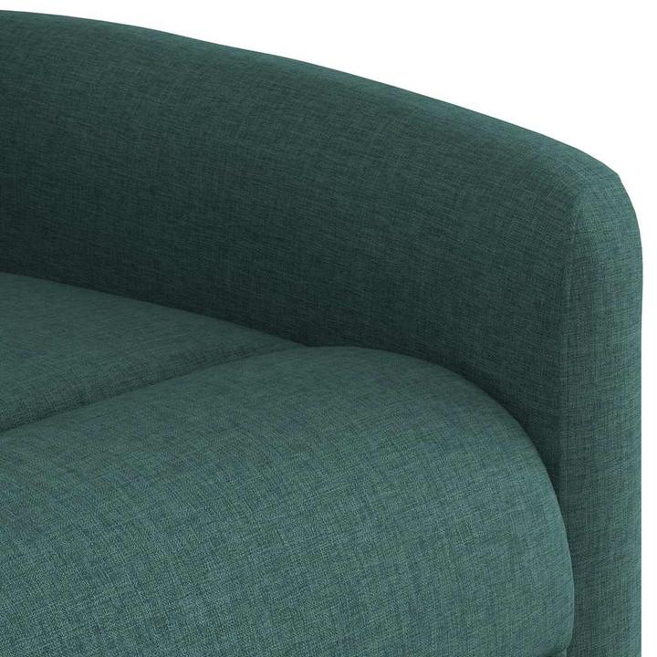 Actual product image VidaXL Massage chair electric dark green fabric