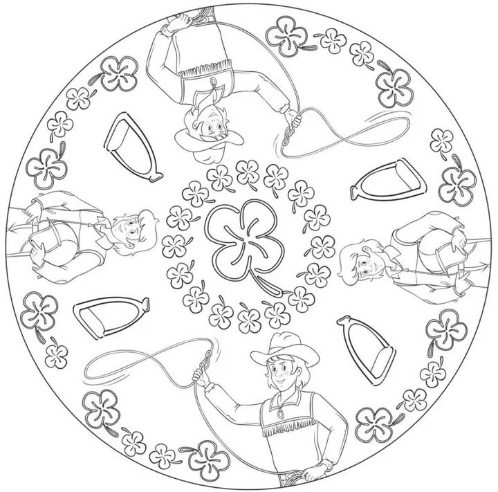 Actual product image Bibi and Tina: My favourite mandalas