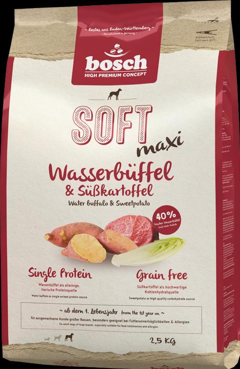 Actual product image Bosch Petfood Soft Adult Maxi, Water Buffalo & Sweet Potato, 2.5 kg (Adult, 1 pcs., 2500 g)