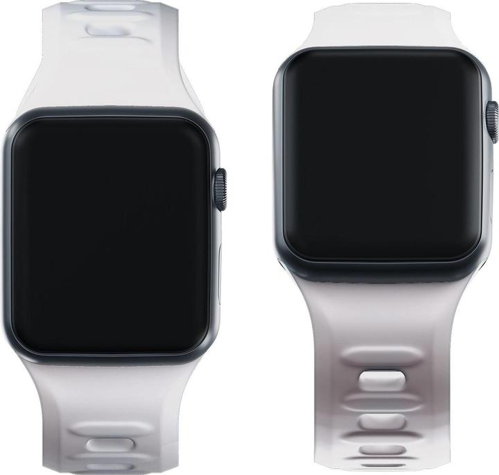 Immagine prodotto 3MK Cinturino in silicone biały/white dla Apple Watch 42/44/45/49mm (Silicone, Acciaio inossidabile)