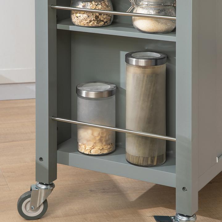 Actual product image SoBuy Kitchen Trolley FKW108-HG, Grey