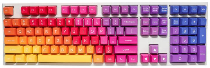 Actual product image Ducky Afterglow ABS Double-Shot