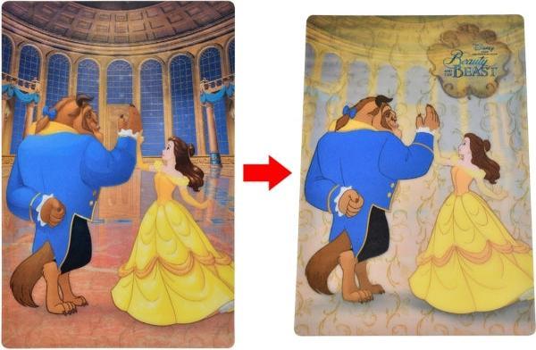 Produktbild Disney Die Schöne und das Biest Lenticular Postkarte (1 Stk.)