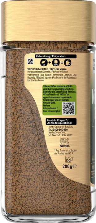Actual product image Nescafé Instant Coffee Gold All Italiana 200 g (200 g)