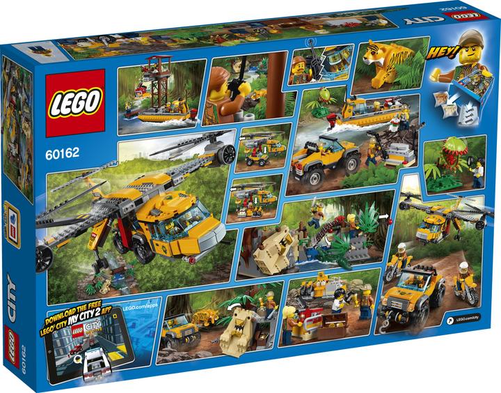 Image du produit LEGO Hélicoptère Jungle Air Drop (60162, LEGO City)
