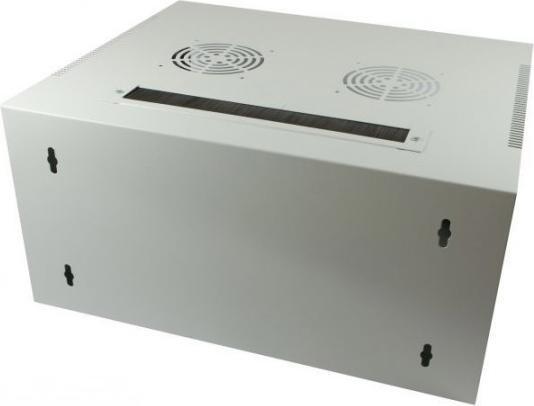 Actual product image Allnet 19 Wall-mounted enclosure 4U W541 / D445mm 1-piece *light grey* SMQ series (4 RU, 19 inch rack)