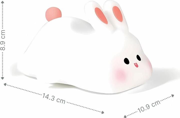 Actual product image Hermex LED rabbit night light