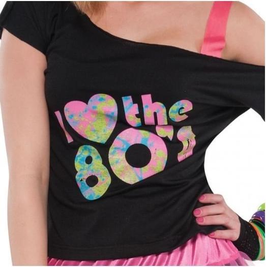Actual product image Amscan T-Shirt 80s Chick size M/L (M/L)