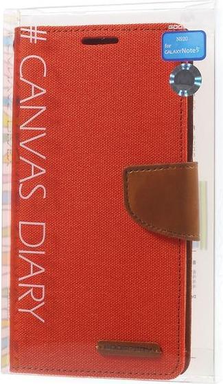 Actual product image Goospery Canvas Diary Series (Samsung Galaxy Note 5)