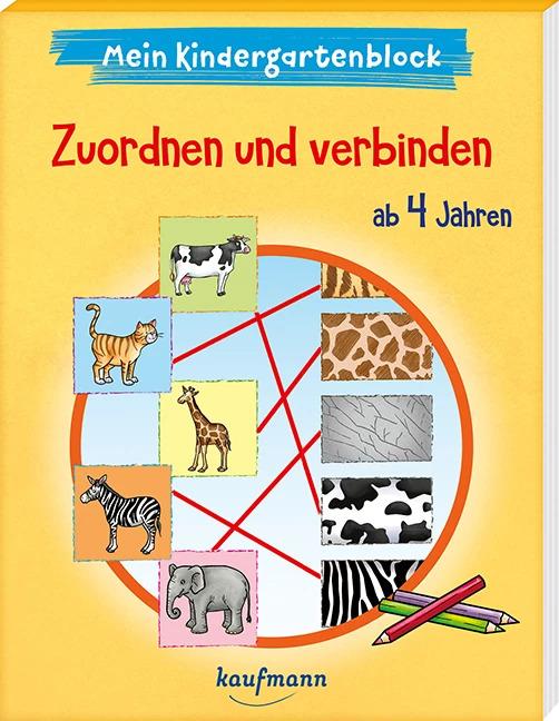 Actual product image Mein Kindergartenblock - Zuordnen und verbinden (German, Nadine Bougie, Katia Simon, 2022)