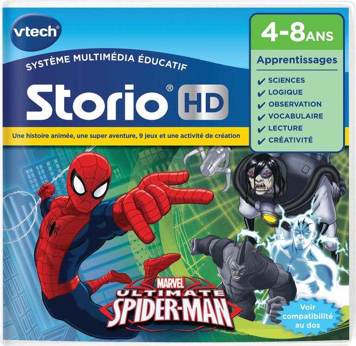 Actual product image VTech Jeu HD Storio SPIDERMAN (French)