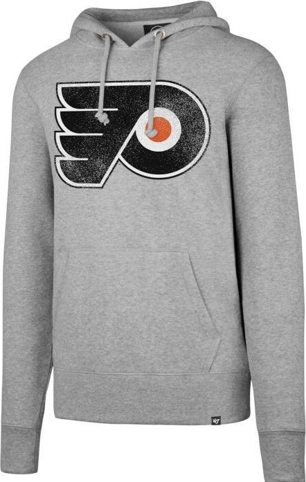Actual product image '47 NHL Philadelphia Flyers Knockaround HEADLINE pullover hoodIE GREY M (345946) (S, M)
