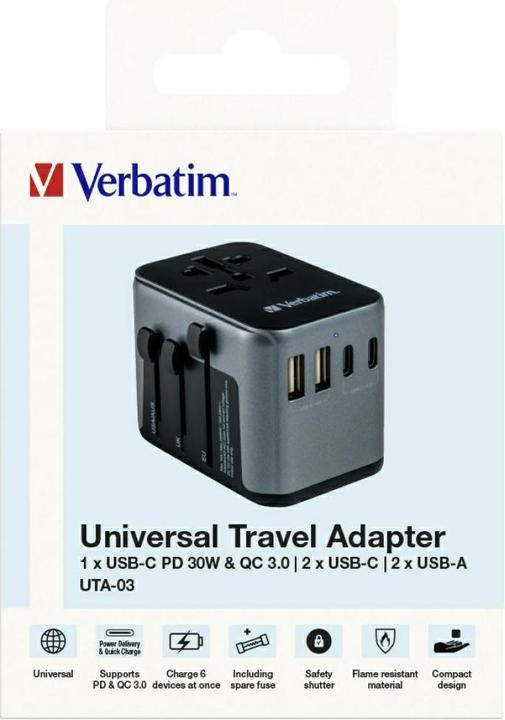 Produktbild Verbatim Universal Travel Adapter
