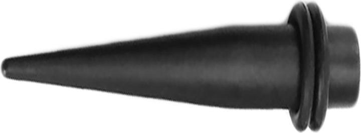 Actual product image Star Piercing Expander black matt (without brass, Surgical steel 316L)
