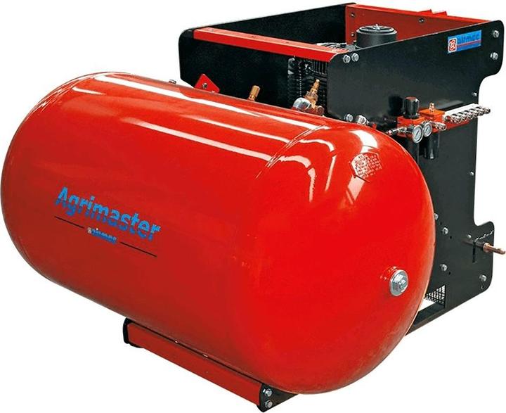 Airmec Agrimaster 1000650 Zapfwellenkompressor für Traktor mit grossem Kessel 650 Liter (14.50 Bar, 650 l)